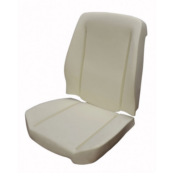 1966-72 Chevelle Sport Seat Foam, 1 Set, 1 Backrest & 1 Seat Bottom